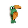 Broche toucan verte en acrylique marbré au style vintage français et élégant - Style Oiseau Vert Jaune (XZ00116)