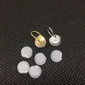 Convertitori per orecchini a clip placcati oro 18k con cuscinetti in silicone morbido - Cuscinetto per Orecchio Indolore