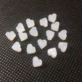 Translucent heart-shaped silicone earring backs for DIY jewelry making accessories - Translucent Heart Style