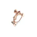 Rose gold screw clip-on earring converter with adjustable spiral knob for non-pierced ears - Screw Back / Rose Gold