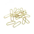 Polished 14k gold-filled oval jump rings for DIY jewelry making and earring assembly - Oval Design / 14K Gold Plated