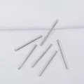 Set di 6 connettori a barra in argento lucido per creazione di orecchini e gioielli fai da te - 20mm di Lunghezza / Placcato Platino