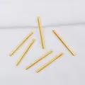 Detailweergave van 14k goudgevulde lange verbindingsstaven voor DIY-sieraden - 30mm Lengte / 18K Verguld