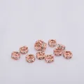 Roségouden 6mm strass tussenkraaltjes voor DIY-sieraden en armbanden maken - 8mm / Roségoud