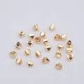 14k gold filled irregular polyhedron spacer beads for DIY jewelry making - 14K Gold Plated