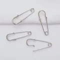 Set of 4 high-quality 14k gold-filled safety pins for DIY jewelry and sewing projects - Platinum Plated