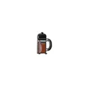 Cartoon French Press enamel pin badge in black and brown finish for clothing and bags - French Press Style (C1106-5)