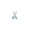 Spilla creativa in smalto a forma di forbici azzurre per decorazione zaino carino - C1341 / Lega