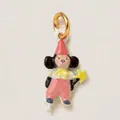 Grazioso ciondolo a forma di orso vintage con cappello rosso e stella per gioielli fai da te - Stile 8 Pendente Orso