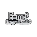 Spilla creativa in smalto con design formula fisica Energy=milk coffee al quadrato - Stile Variante Formula Fisica (C1847-4)