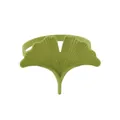 Servilletero de hoja de ginkgo en verde claro mate con texturas detalladas - Estilo Verde (Z1033-2)