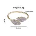 Rond de serviette doré en forme de feuille avec strass pour une décoration de table élégante - Style de Feuille Dorée (Z1064)