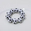 Classic black and white soccer ball beads set for DIY jewelry and table decor - Football (Z1291)