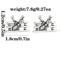 Vintage silver airplane cufflinks for men with detailed propeller plane design - Vintage Silver Airplane Style(B1509)