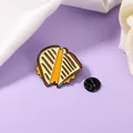 Broche sandwich créative en émail avec design de nourriture de dessin animé mignon - Sandwich Grillé (C2601)