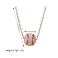 Spécifications de la parure de baseball avec détails de longueur et de poids précis - Style Baseball Blanc (A2953-WH)