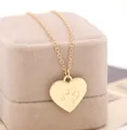 Detailed view of golden heart-shaped paw print pendant necklace on beige velvet box - Heart Paw / Gold Style (A1219GO)