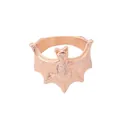 Elegante servilletero de murciélago en oro rosa para decoración de mesa de Halloween y cenas - Murciélago Oro Rosa (Z1061-2)