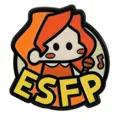 Vibrant ESFP personality enamel pin featuring a cartoon performer with microphone - ESFP Entertainer Style (C3205-4)