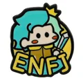 Cute ENFJ MBTI metal enamel pin brooch featuring a cartoon character for backpack decoration - ENFJ Protagonist Style (C3205-7)