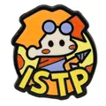 Cartoon ISTP MBTI enamel pin with orange hair and drill for backpack decoration - ISTP Virtuoso Style (C3205-9)
