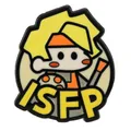 MBTI ISFP Explorer enamel pin badge with paintbrush and palette for backpack decor - ISFP Adventurer Style (C3205-12)
