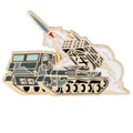Épingle émaillée lance-missiles DF-41, badge militaire en alliage sur fond blanc - Style Lance-Roquettes (BXT00201-1)