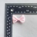 Lazo de malla rosa con lentejuelas y escala de medida para accesorios de pelo DIY - Malla Rosa Claro (1)