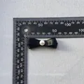 Zwarte satijnen strik met parel van 3,5 cm voor DIY knutselen en decoratie - Zwart