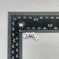 Mini 25mm witte strik met zwarte stippen voor DIY-knutselen en poppenkleding decoratie - Wit met zwarte stippen (2)