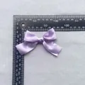 Fiocco in raso lavanda fatto a mano per accessori capelli e decorazioni regali, 80 mm - Viola Chiaro (3)