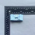 Lazo Lolita azul claro de doble capa con encaje blanco, 5,5 cm de ancho para accesorios - Azul claro