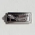 Dettaglio maglia per bracciale italiano in acciaio inossidabile con design a onde e sfere - Nodo d'Argento