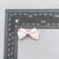 Pink double-layer polka dot ribbon bow with white spots for DIY hair accessories - Pink Polka Dot Bow (30)