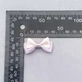 Handmade 4cm double layer lavender and pink polka dot ribbon bow for DIY crafts - Purple Pink Patchwork Polka Dot (35)