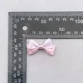 Pink and lilac double-layered polka dot ribbon bow accessory measuring 40mm for DIY crafts - Pink Purple Double Layer Bow (73)