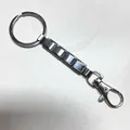 Portachiavi modulare italiano fai-da-te con ciondolo cane palloncino in argento lucido - Argento Lucido