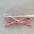 Fiocco in tessuto rosa per accessori capelli fai-da-te e vestiti con righello di misura - Stile Rosa Chiaro (2)