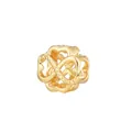 Hollow heart and infinity clover bead in gold finish for DIY jewelry making - Hollow Heart Infinity (1) / Gold