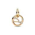 Golden zodiac constellation charm with sparkling crystals for DIY bracelets and jewelry - Scorpio Style (4)