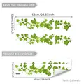 Vinilos decorativos de enredaderas verdes set de 2 con medidas de 58x13cm - Estilo Enredadera de Planta Verde Artificial (M10011) / 15cmx60cm