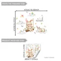 Leuchtende Cartoon-Hasen Wandtattoo-Set mit Wolken und Schmetterlingen fürs Kinderzimmer - Cartoon Hase Und Wolken (YCG13503-KN)