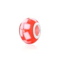 Cuenta de resina luminosa con diseño de cuadros rojos y rosas para joyería DIY - Estilo de Cuadros Rojo Brillante Rosa (11)