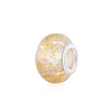 Sparkling champagne gold resin bead with gold foil and silver core for DIY bracelets - Gold Sequin