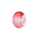 Pink gradient resin bead with gold wire pattern and silver metal core for DIY charms - Dark Red Gradient Style (9) / 10 Pieces Pack