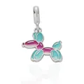 Balloon dog jewelry charm with blue and pink enamel gradient for DIY crafting - Balloon Dog (3)