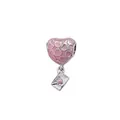 Pink heart and envelope charm bead in silver finish for DIY bracelet jewelry - Pink Heart With Silver Envelope Pendant