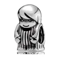 Antique silver boy charm bead in polished S925 style for DIY bracelet jewelry - Cartoon Boy Style (3)