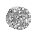 Silberner durchbrochener Sternanhänger mit Zirkon-Besatz für DIY-Schmuckarmbänder - 004 / Normale Spezifikation