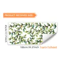 Green vine plant window static cling sticker 45x100cm size guide with leaf design - Green Leaf Vine Style (XC8708-KL) / 45*100cm